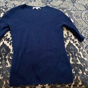 Navy fitted sweater